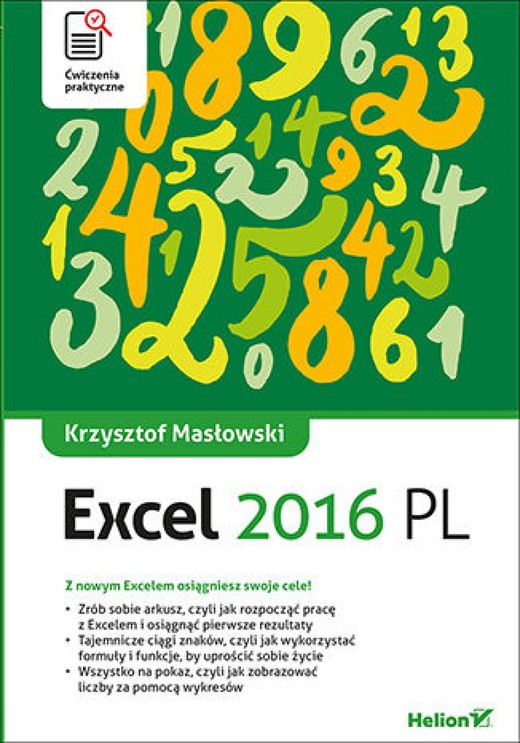 okładka Excel 2016 PL. Ćwiczenia praktyczne ebook | epub, mobi, pdf | Krzysztof Masłowski