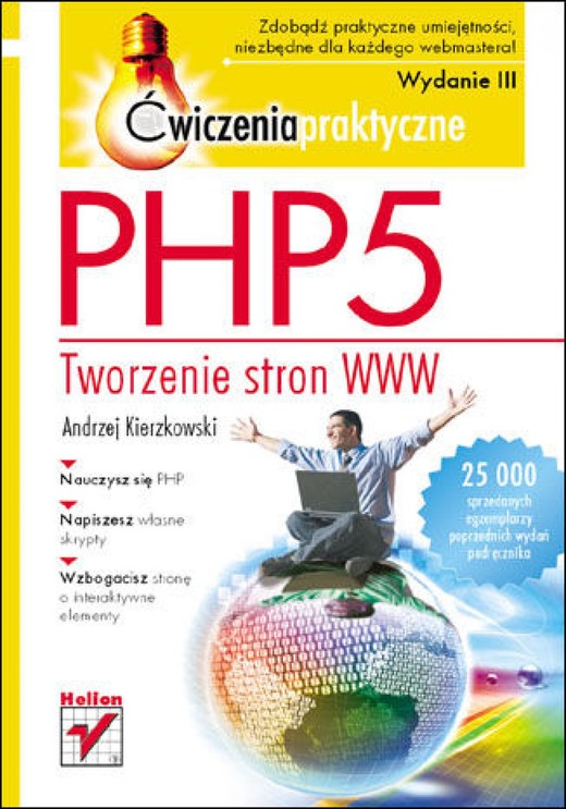 okładka PHP5. Tworzenie stron WWW. Ćwiczenia praktyczne. Wydanie III ebook | epub, mobi, pdf | Andrzej Kierzkowski