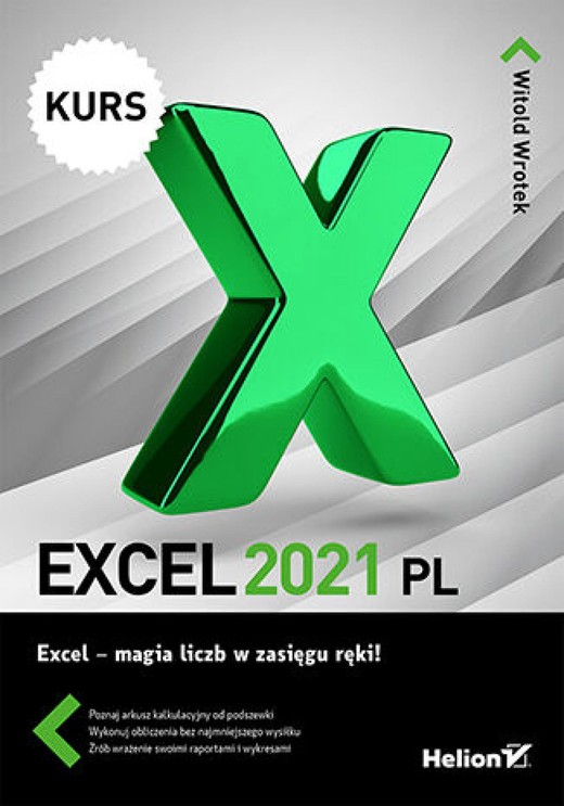 okładka Excel 2021 PL. Kurs ebook | pdf | Witold Wrotek