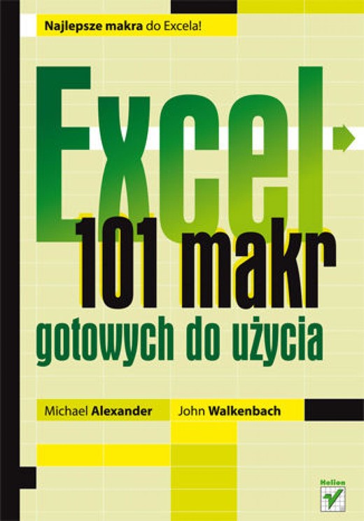 okładka Excel. 101 makr gotowych do użycia ebook | epub, mobi, pdf | Michael Alexander, John Walkenbach