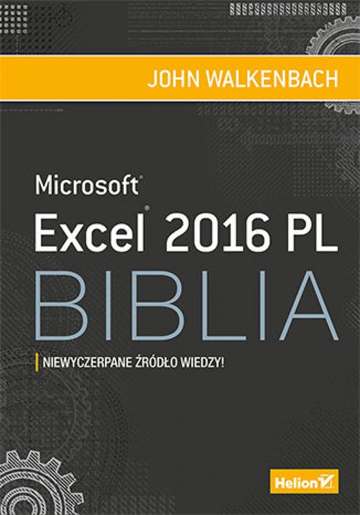 okładka Excel 2016 PL. Biblia ebook | epub, mobi, pdf | John Walkenbach