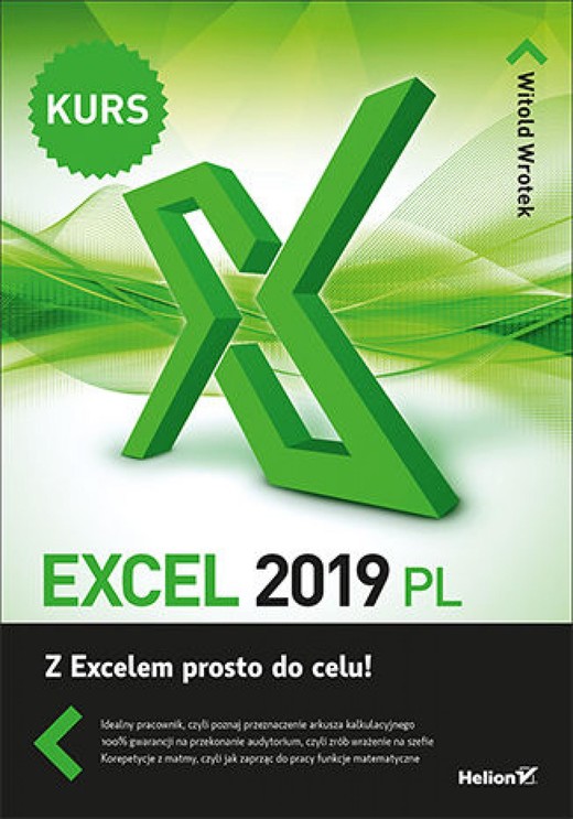 okładka Excel 2019 PL. Kurs ebook | epub, mobi, pdf | Witold Wrotek