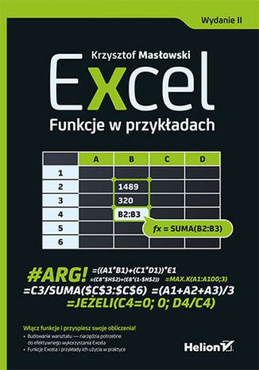 okładka Excel. Funkcje w przykładach. Wydanie II ebook | epub, mobi, pdf | Krzysztof Masłowski