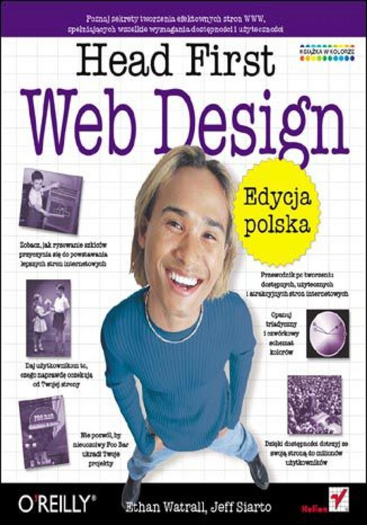 okładka Head First Web Design. Edycja polska ebook | pdf | Ethan Watrall, Jeff Siarto