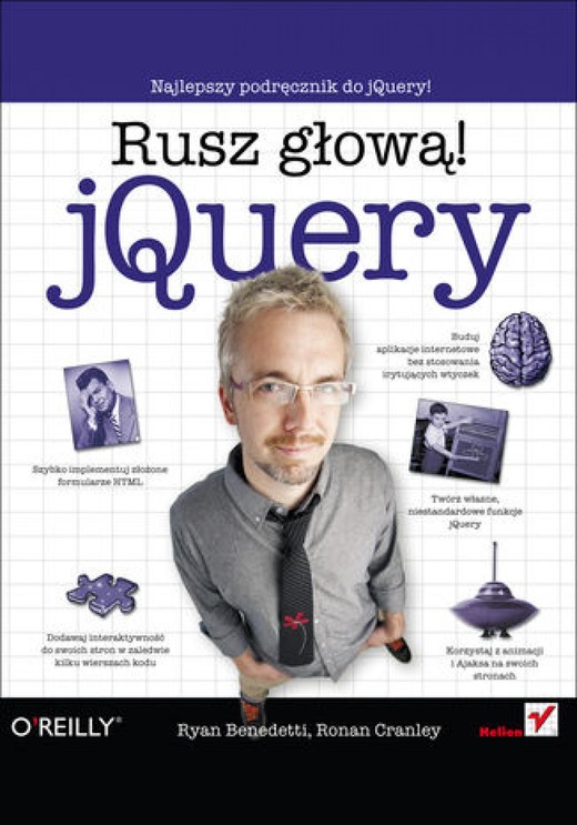 okładka jQuery. Rusz głową! ebook | pdf | Ryan Benedetti, Ronan Cranley