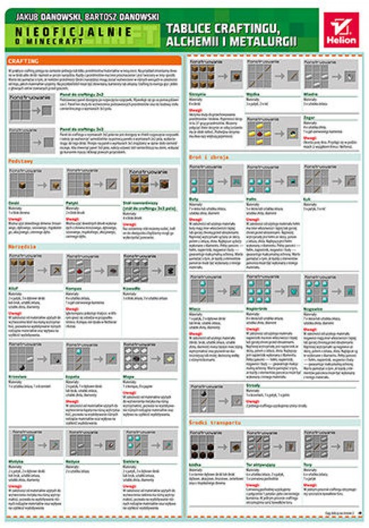 okładka Minecraft. Tablice craftingu, alchemii i metalurgii ebook | pdf | Jakub Danowski, Bartosz Danowski