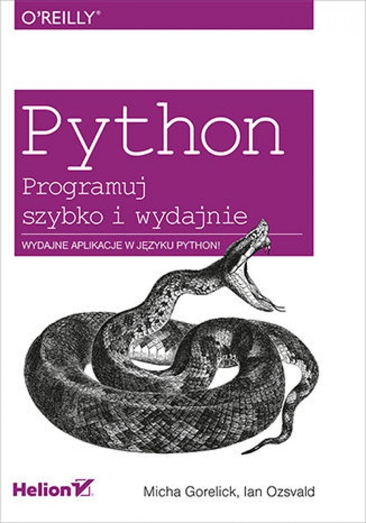 okładka Python. Programuj szybko i wydajnie ebook | epub, mobi, pdf | Micha Gorelick, Ian Ozsvald