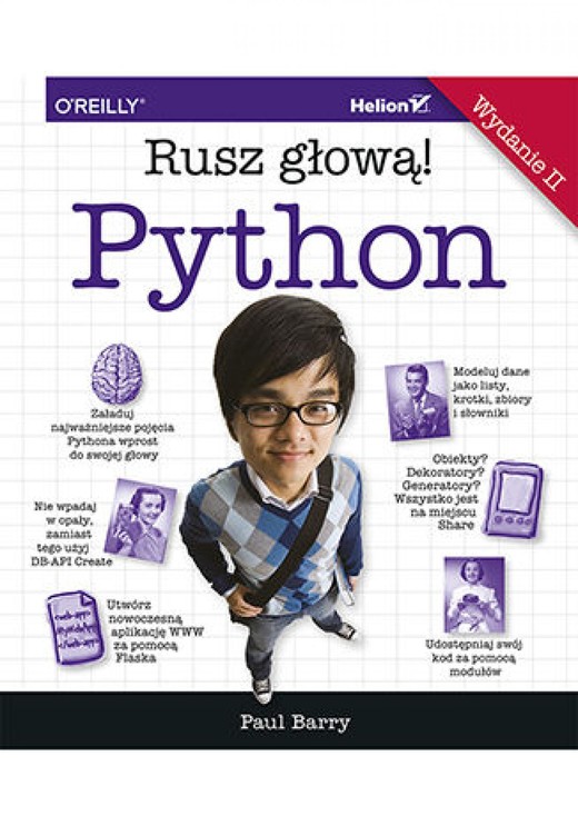 okładka Python. Rusz głową! Wydanie II ebook | pdf | Paul Barry