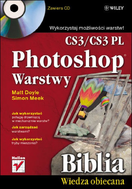 okładka Photoshop CS3/CS3 PL. Warstwy. Biblia ebook | pdf | Matt Doyle, Simon Meek