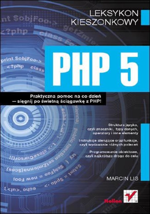 okładka PHP 5. Leksykon kieszonkowy ebook | epub, mobi, pdf | Marcin Lis