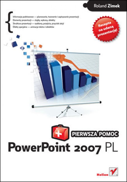okładka PowerPoint 2007 PL. Pierwsza pomoc ebook | epub, mobi, pdf | Roland Zimek