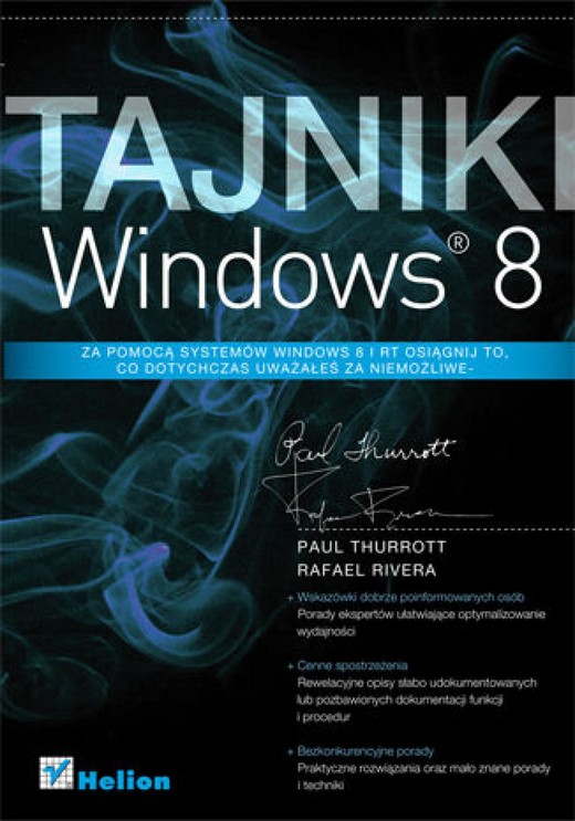 okładka Tajniki Windows 8 ebook | epub, mobi, pdf | Paul Thurrott, Rafael Rivera