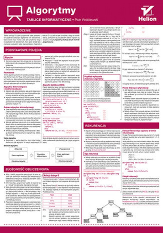 okładka Tablice informatyczne. Algorytmy ebook | pdf | Piotr Wróblewski