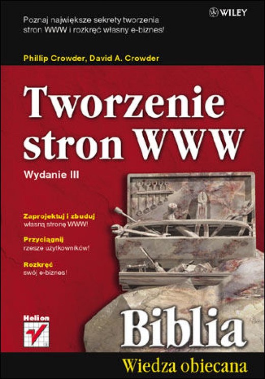 okładka Tworzenie stron WWW. Biblia. Wydanie III ebook | pdf | Phillip Crowder, David A. Crowder
