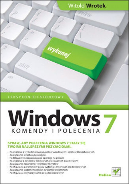 okładka Windows 7. Komendy i polecenia. Leksykon kieszonkowy ebook | pdf | Witold Wrotek