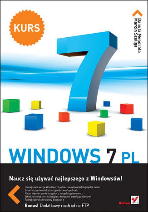 okładka Windows 7 PL. Kurs ebook | pdf | Danuta Mendrala, Marcin Szeliga
