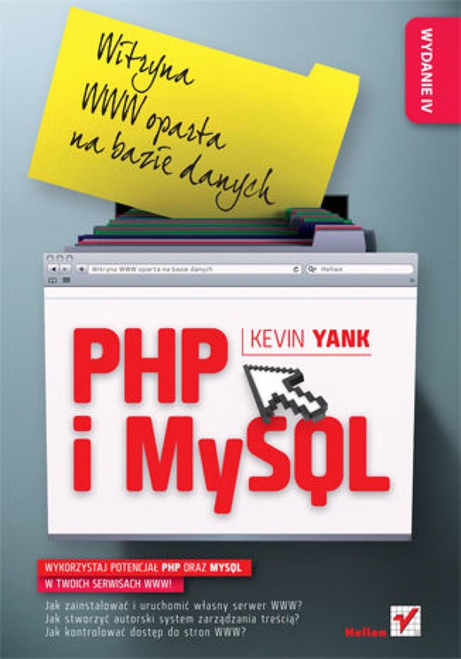 okładka PHP i MySQL. Witryna WWW oparta na bazie danych. Wydanie IV ebook | epub, mobi, pdf | Kevin Yank