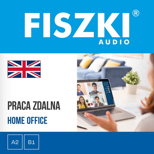 okładka FISZKI audio – angielski biznes – Praca zdalna audiobook | MP3 | Agnieszka Żebracka-Walasek