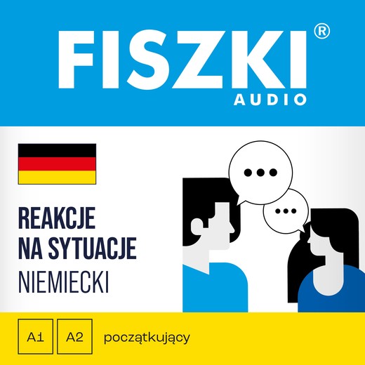 okładka FISZKI audio – niemiecki – Reakcje na sytuacje audiobook | MP3 | Aleksandra Ciecierzyńska