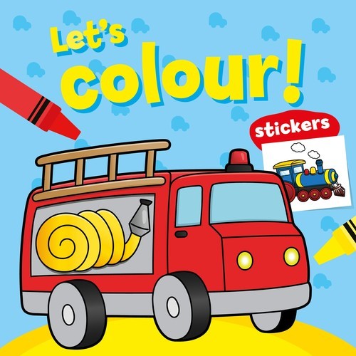 okładka Let's colour! książka