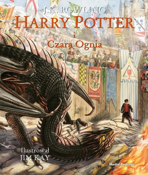 okładka Harry Potter i Czara Ognia - wydanie ilustrowane książka