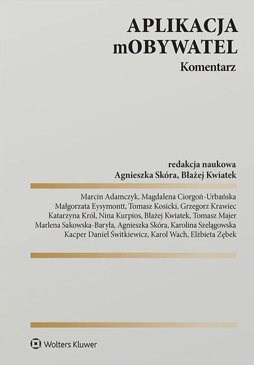 okładka Aplikacja mObywatel. Komentarz książka