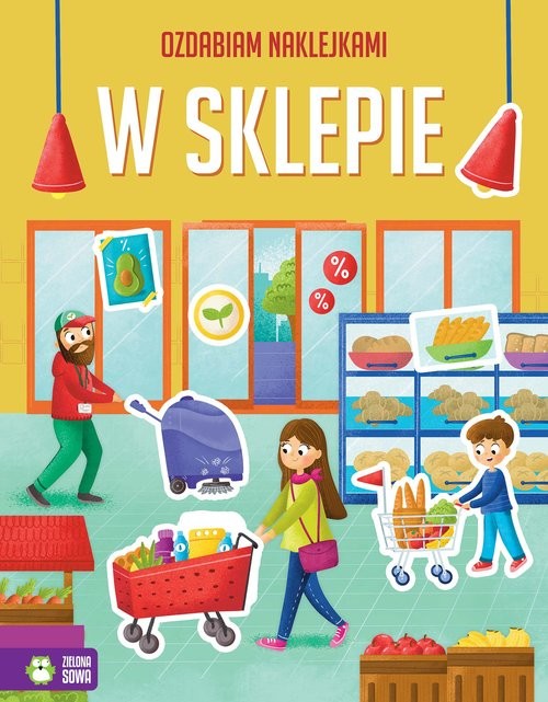 okładka Ozdabiam naklejkami W sklepie książka