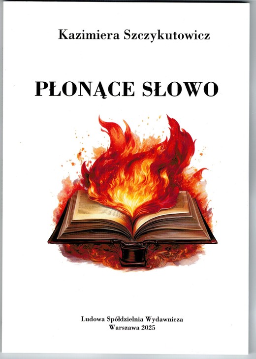 okładka Płonące słowo książka