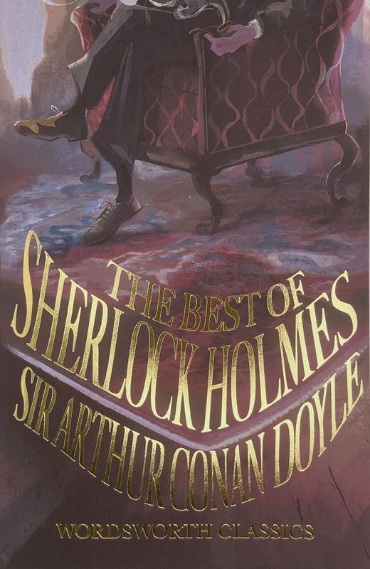 okładka The Best of Sherlock Holmes. Wordsworth Classics wer. angielska książka