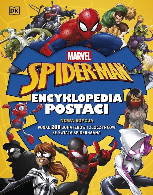 okładka Marvel Spider-Man Encyklopedia postaci Nowa edycja książka
