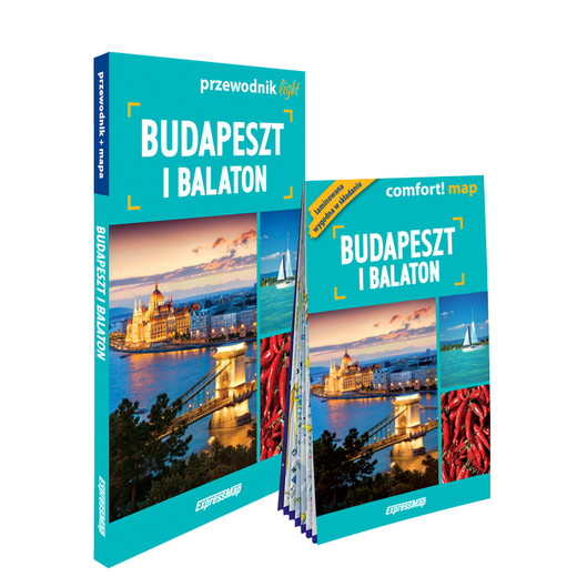okładka Budapeszt i Balaton zestaw przewodnikowy 2w1 light 2024 książka