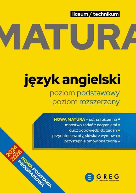okładka Język angielski. Repetytorium maturalne. Matura 2024-2026 książka