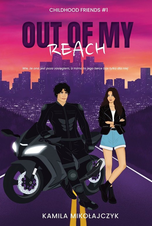 okładka Out of my reach. Childhood friends. Tom 1 książka