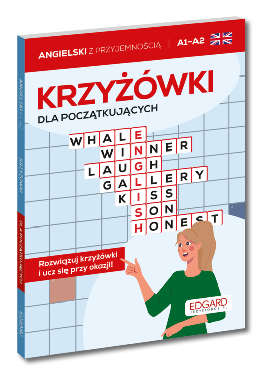 okładka Angielski. Krzyżówki dla początkujących. Poziom A1-A2 książka