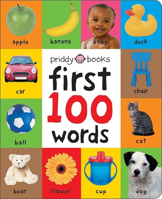 okładka First 100 Words wer. angielska książka