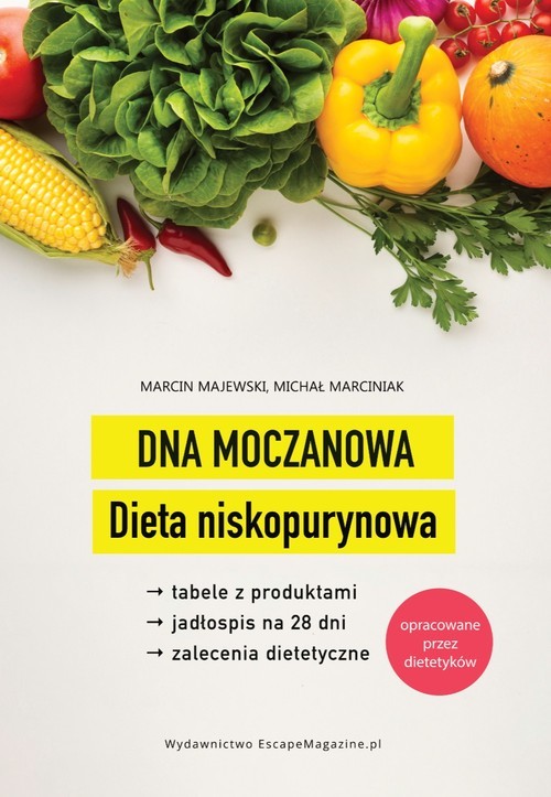 okładka Dna moczanowa Dieta niskopurynowa książka | Michał Marciniak