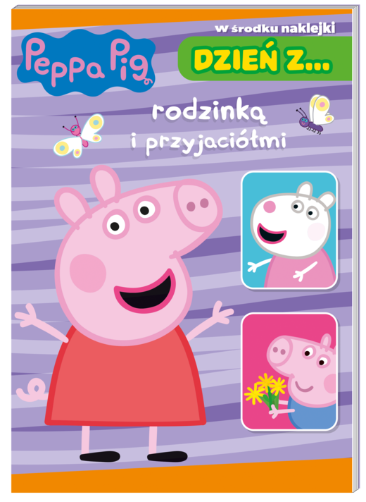okładka Dzień z… rodzinką i przyjaciółmi. Świnka Peppa książka | Opracowanie zbiorowe
