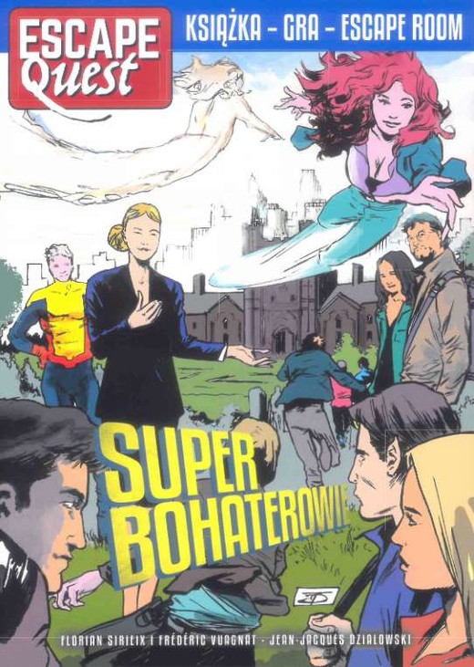 okładka Superbohaterowie. Escape Quest książka | Frédéric Vaugnat