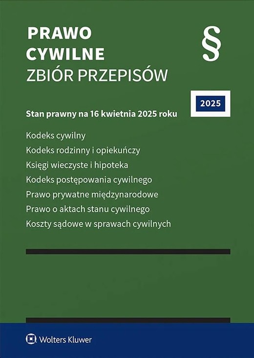 okładka Prawo cywilne. Zbiór przepisów 2025 książka | Opracowanie zbiorowe