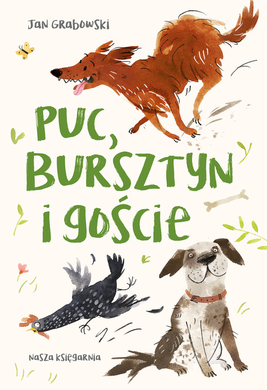 okładka Puc, Bursztyn i goście wyd. 2025 książka | Jan Grabowski