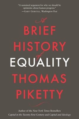 okładka A Brief History of Equality wer. angielska książka | Thomas Piketty