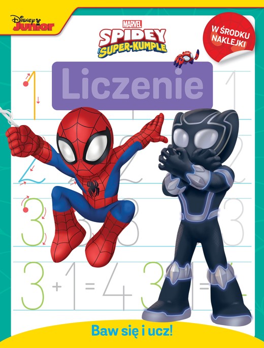 okładka Liczenie. Marvel Spidey i Super-kumple. Baw się i ucz! książka | Siwak Ilona