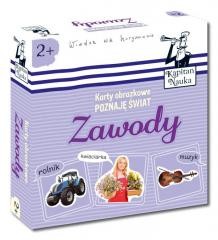 okładka Kapitan Nauka Karty obrazkowe Poznaję świat Zawody książka | Praca Zbiorowa