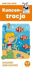 okładka Kapitan Nauka. Koncentracja. Zagadki obrazkowe książka | Grupa OF, Trepczyńska Magdalena