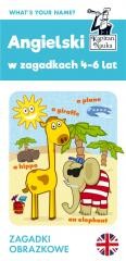 okładka Kapitan Nauka. Angielski 4-6 lat Zagadki obrazkowe książka