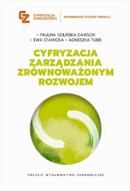 okładka Cyfryzacja zarządzania zrównoważonym rozwojem książka