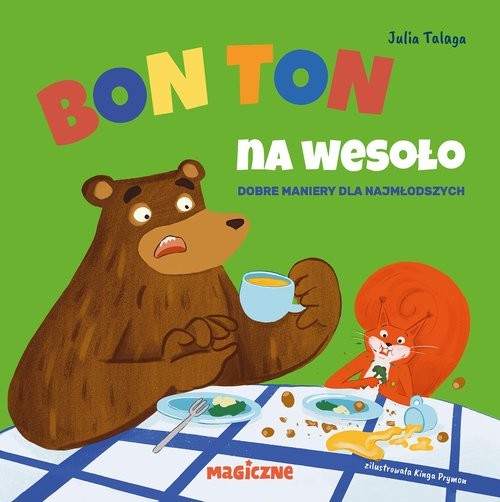 okładka Bon ton na wesoło książka