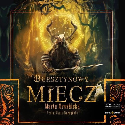 okładka Bursztynowy miecz audiobook | MP3 | Marta Mrozińska