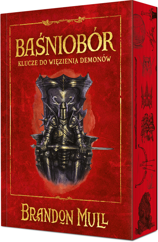 okładka Klucze do więzienia demonów. Baśniobór. Tom 5 (ilustrowane brzegi) książka | Brandon Mull