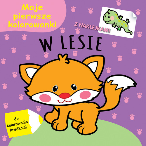 okładka Moje pierwsze kolorowanki. W lesie książka